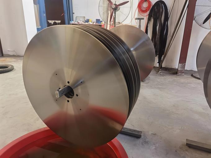 أوتوماتيكا 610mm دائرية مستديرة شفرة السجل سكين الجزء الأساسي شفرة لقطع ورق الأنسجة وقطع 4