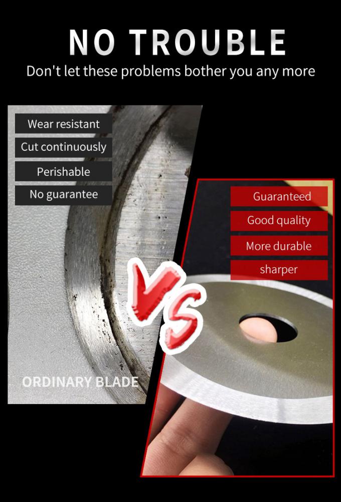 آلة قطع الورق الحراري المعدني شفرات القطع المستديرة سلسلة حامل للقطع الدقيق 3